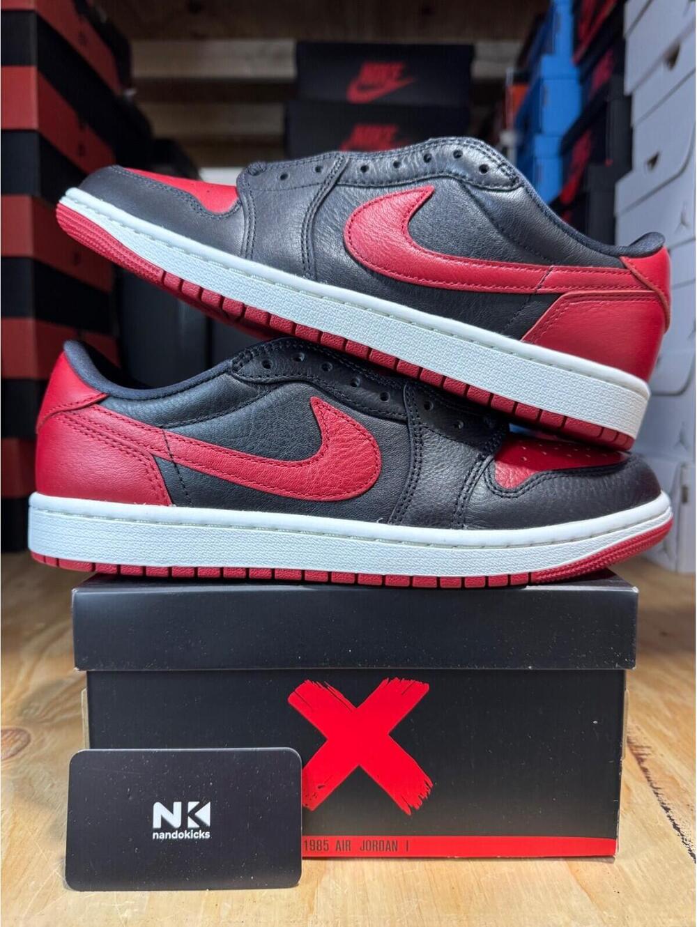 Air Jordan 1 Retro Low OG 'Banned' 2026 IW6276-001 MENS SIZE 7.5 - Picture 4 of 5